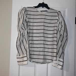 NWT ZARA puff sleeve dressy top